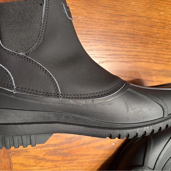 London Fog Men's Black Size 10 Snow Boots‎ NEW with BOX - Picture 3 of 12